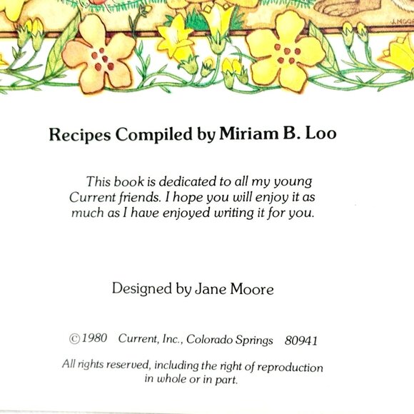 "Special Dishes For Special Days" Spiral-Bound 1980 Children's Cookbook - Picture 3 of 7